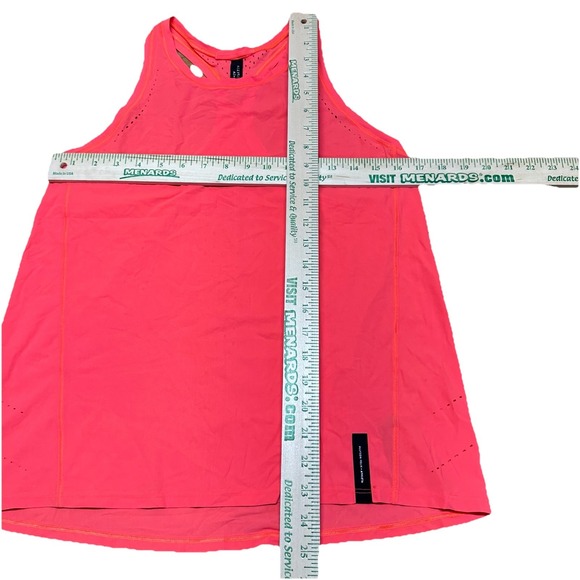 Athleta x Allyson Felix Ultimate Legend Racerback Tank Top Neon Orange Women's S - Picture 4 of 7